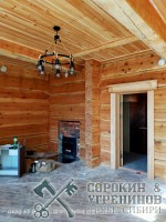 Дом-баня 141м2, 9,6х12,4м, лафет 250мм, Грозный