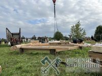 Баня 22м2, 6х6м, бревно 280мм, ХанБаня