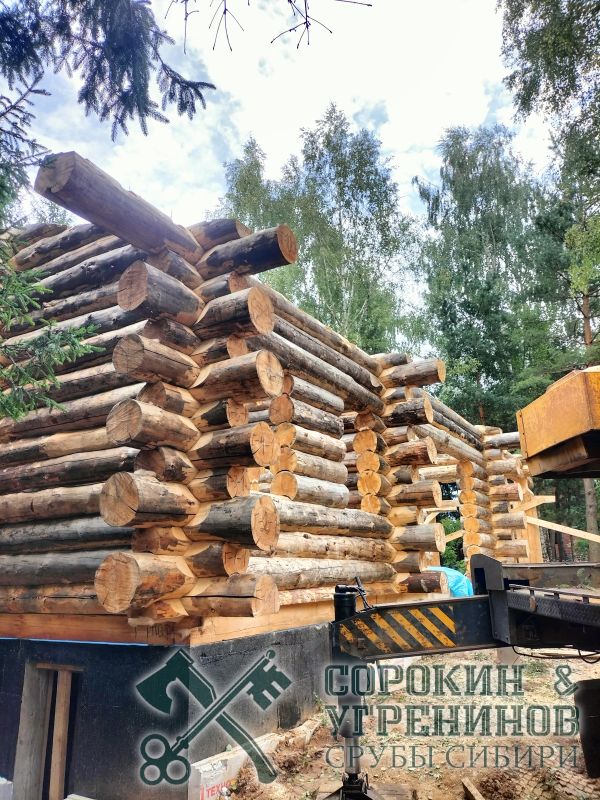 Баня 125м2, 9х13м, бревно 300мм, Рублевка