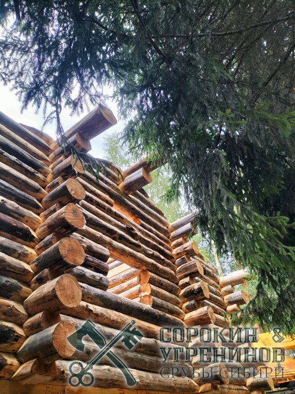 Баня 125м2, 9х13м, бревно 300мм, Рублевка