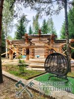 Баня 125м2, 9х13м, бревно 300мм, Рублевка