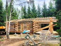 Баня 125м2, 9х13м, бревно 300мм, Рублевка