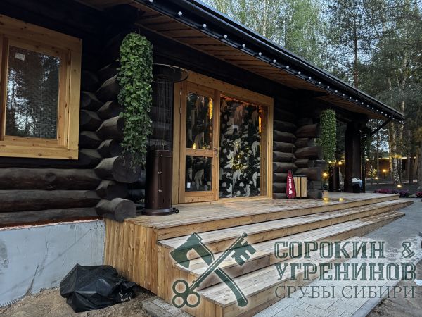 2 баня из бревна