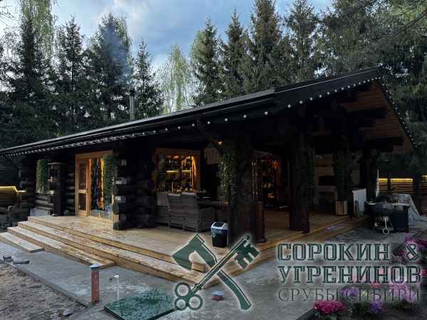 9 срубовая баня