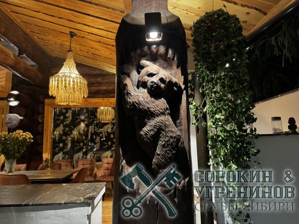 34 резьба по дереву медведь