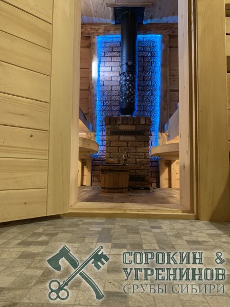 80 баня на дровах