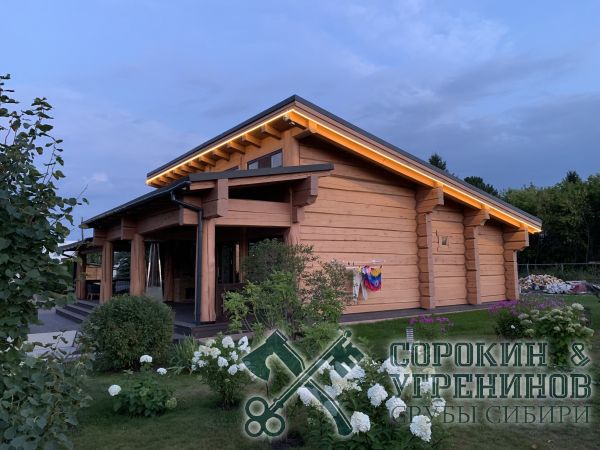 158 сибирская баня из лафета