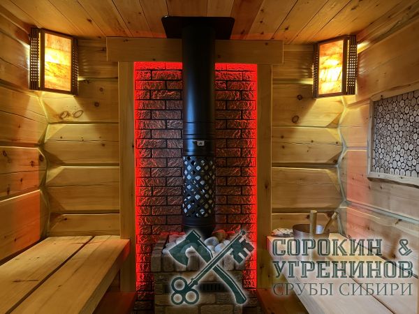 172 парная из лафета с печь грильд