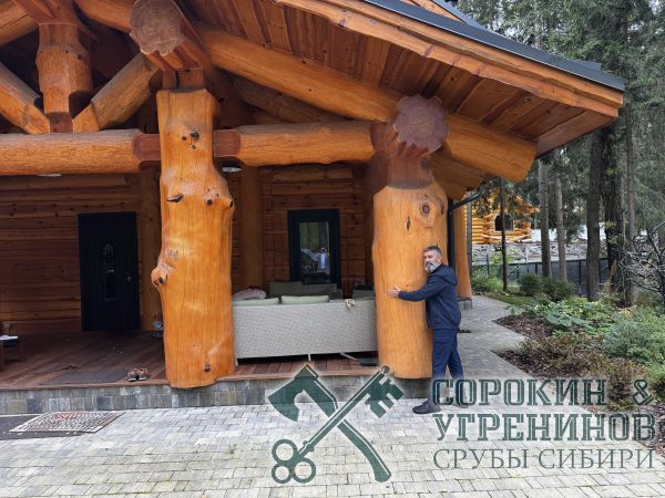 11 дом из тостого бревна
