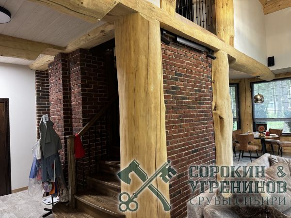 19 дом из кедра внутри