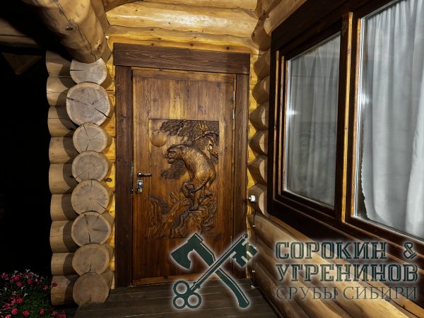 3 резная дверь