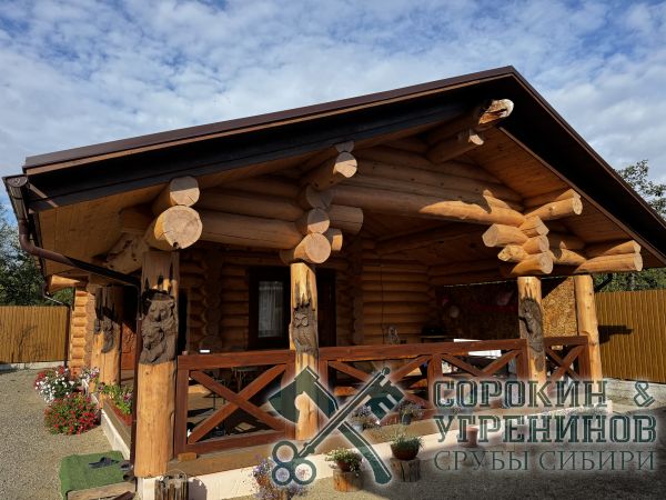 6 рубленая баня