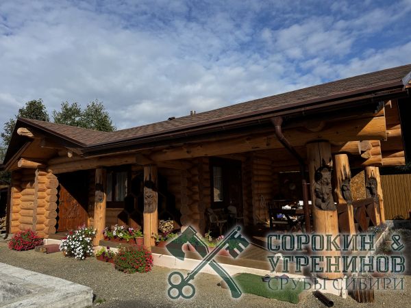 7 бревенчатая баня