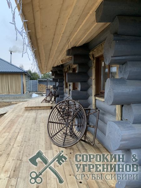 2 сруб рубленыи из бревна ели