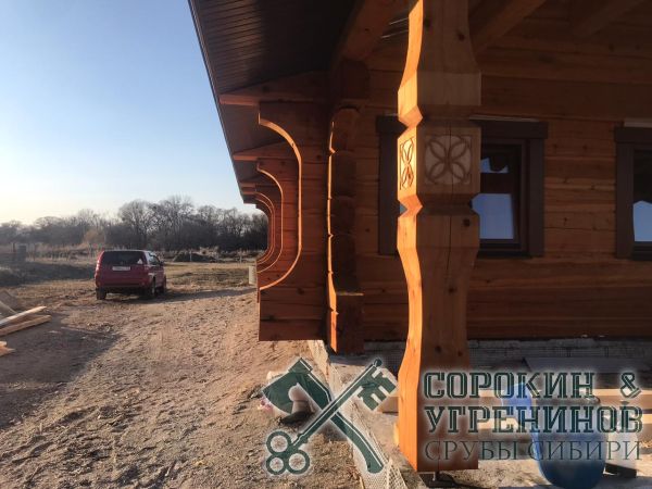 40 норвежскии дом из лафета