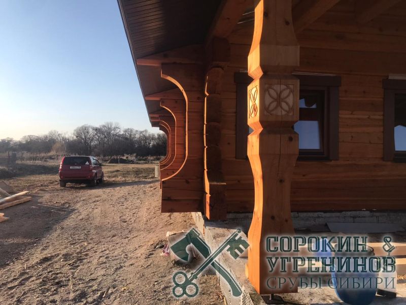 40 норвежскии дом из лафета