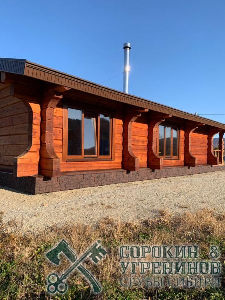 46 дом из лафета