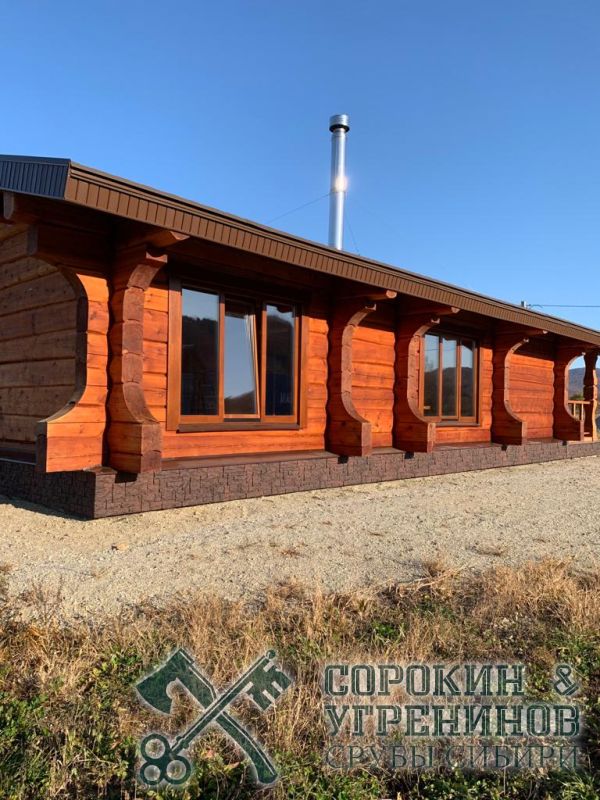 46 дом из лафета