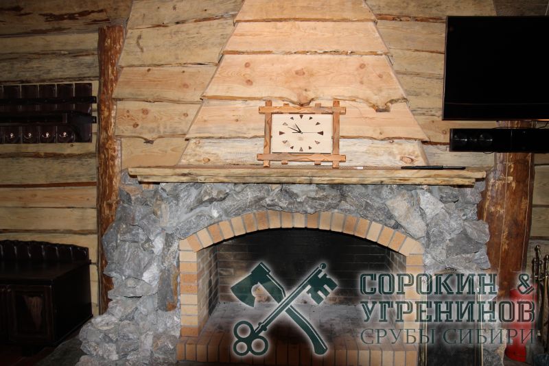 54 камин в бане
