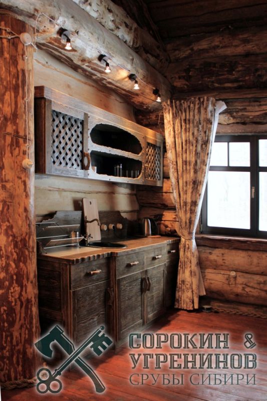 56 кухонныи карнитур из массива кедра