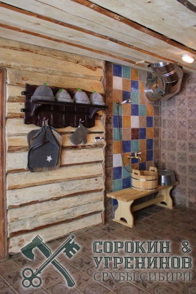 61 стильная дизаинерская душевая в бане