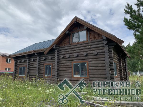 27 сруб дома из бревна кедра 27 сруб дома из бревна кедра