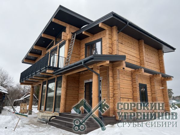 1 дом из лафета