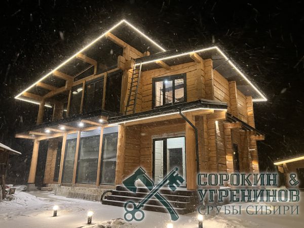 3 большои дом из лафета кедра