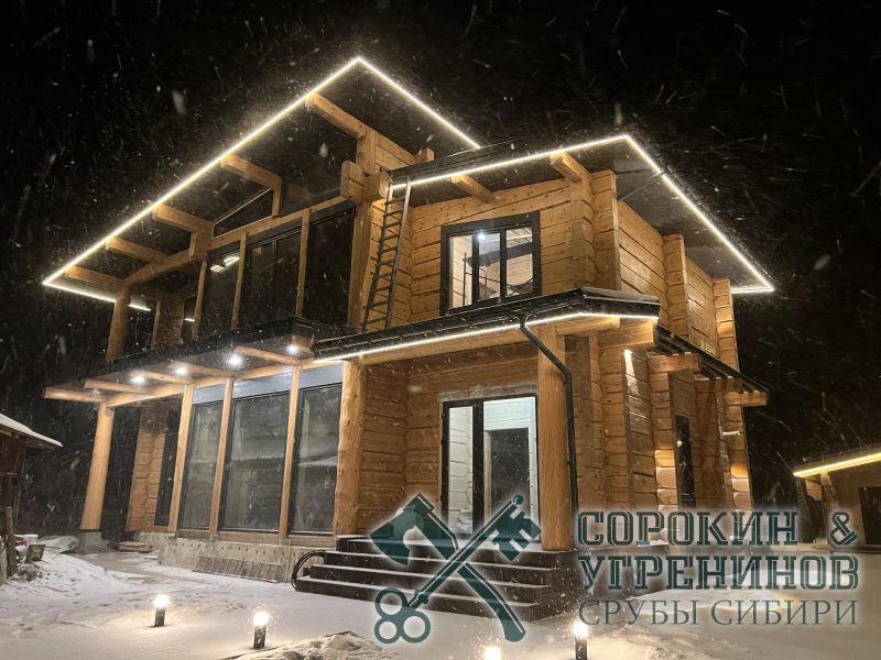 3 большои дом из лафета кедра