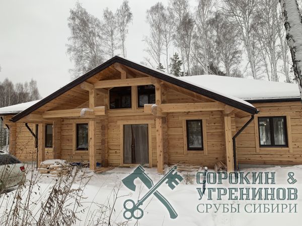 90 дом из лафета кедра