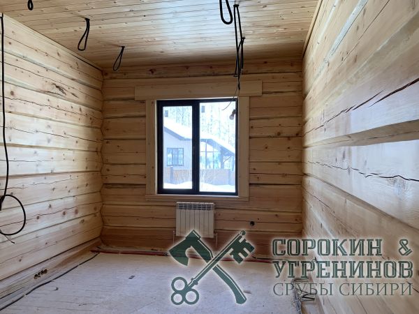 95 дом из лафета отделка под ключ