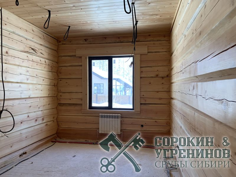 95 дом из лафета отделка под ключ