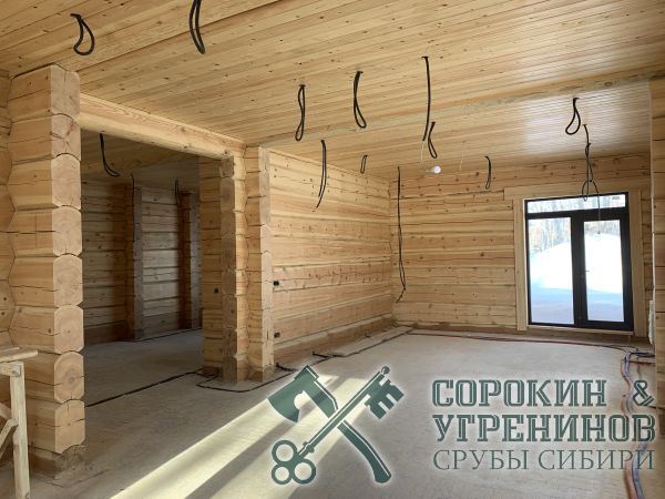 96 дом из лафета под ключ