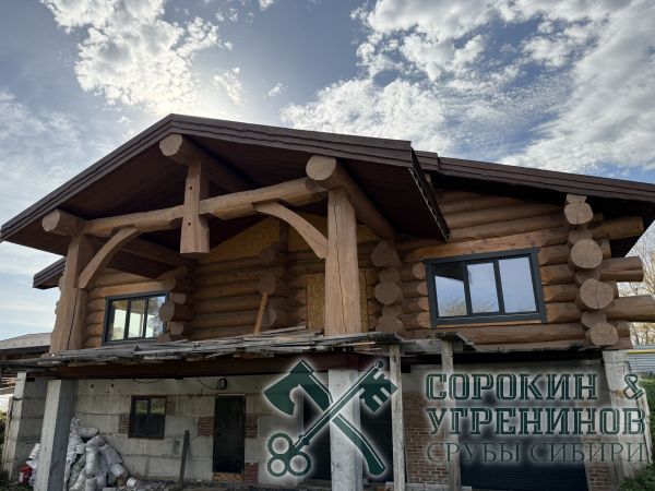 7 дом из бревна