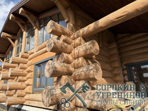 12 бревенчатыи дом