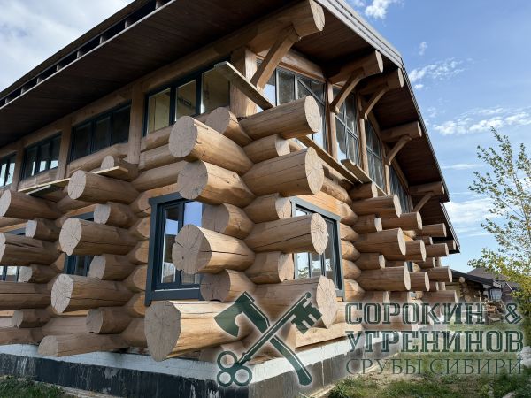 13 дом из бревен