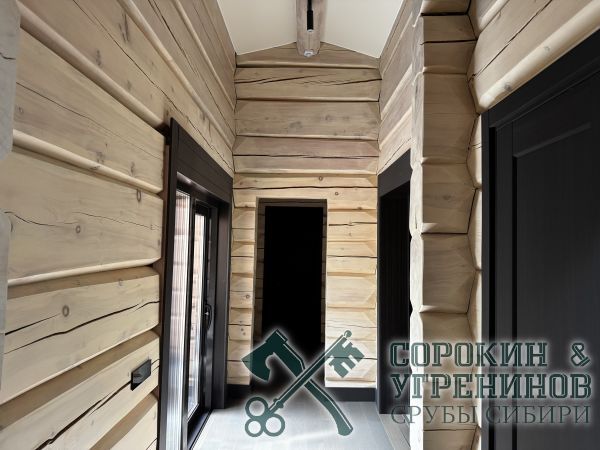 8 дом из кедра внутри