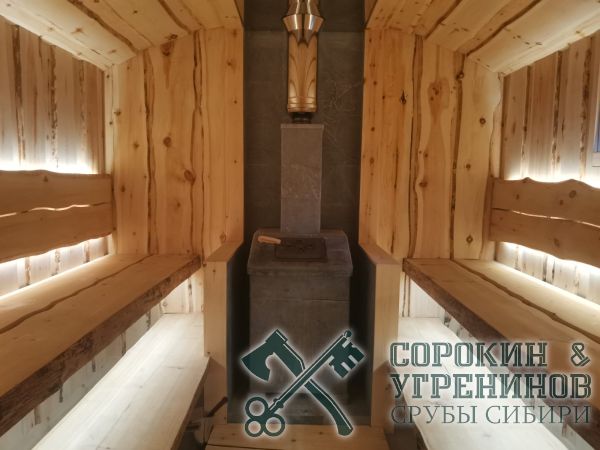 5 баня из кедра в деревенском стиле