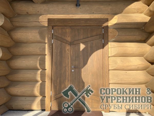 8 входные двухстворчатые двери ласточкин хвост