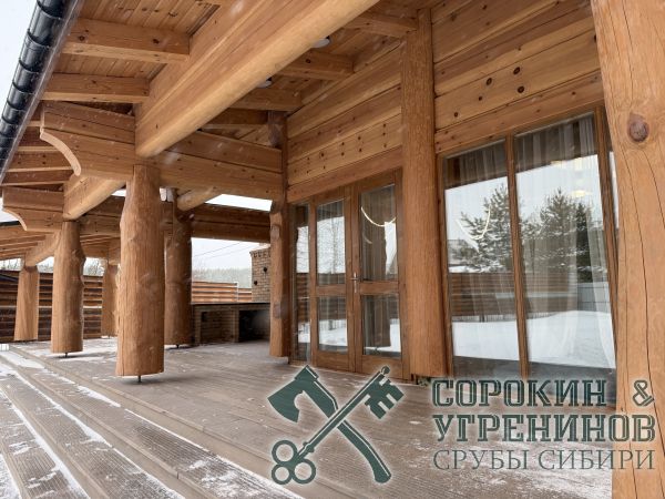 37 терраса в бане