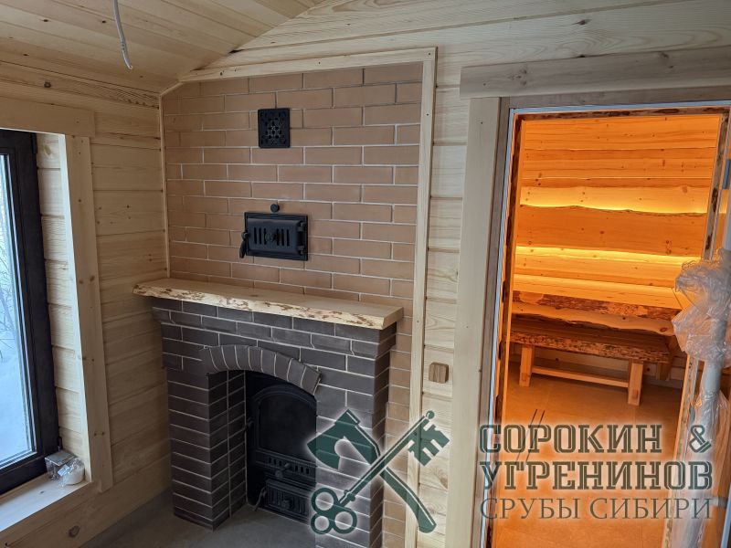 10 баня с печью троика