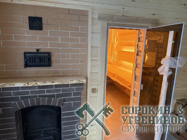 11 баня из сибирского кедра