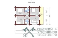Дом Барвиха площадью 150 кв.м.,  размер сруба 6,6х12 метров,  лафет сечением 250х400мм