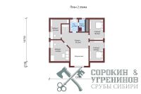 Дом Дубровка площадью 410 кв.м., размер сруба 16х19 метров, лафет сечением 250х400 мм Дом Дубровка площадью 410 кв.м., размер сруба 16х19 метров, лафет сечением 250х400 мм