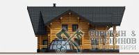 Дом Артыбаш площадью 786 кв.м., размер сруба 16х34 метра, бревно диаметром 450 мм Дом Артыбаш площадью 786 кв.м., размер сруба 16х34 метра, бревно диаметром 450 мм