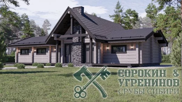 Дом 250м2, 13,4х21,9м, лафет 250мм, Санкт-Петербург